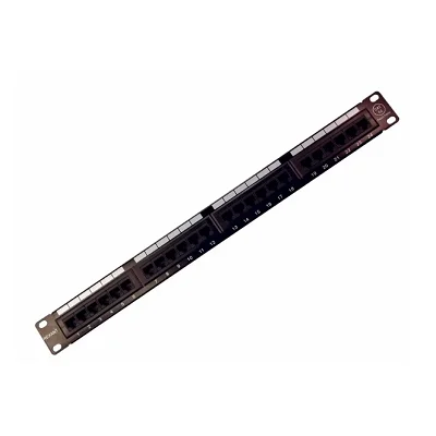 Панель коммутационная 19", 1U, 24 порта, UTP, RJ-45, CAT 5e (04-0021)