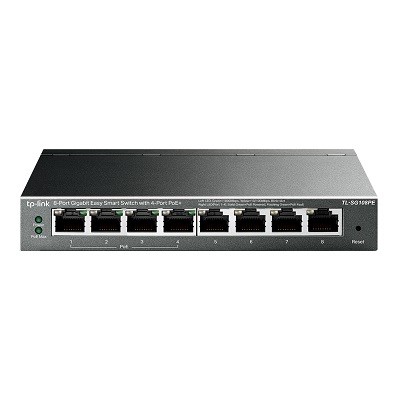 TL-SG108PE V5 Коммутатор Easy Smart с 8 гигабитными портами (4 порта PoE+)