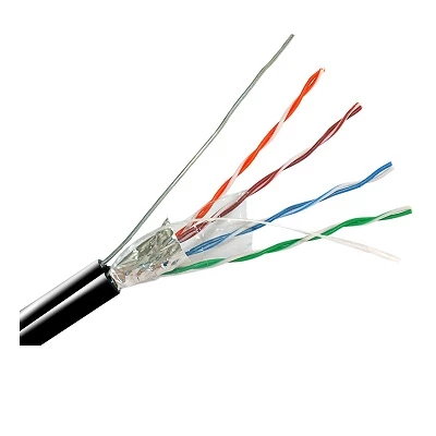 Кабель Optimus FTP-5e 4x2x0.51 Cu (outdoor) С ТРОСОМ 1м