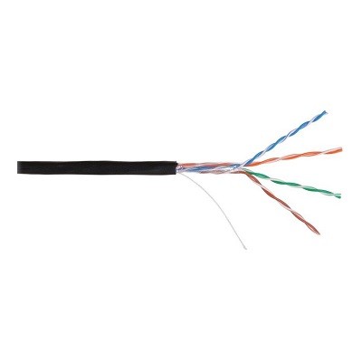 Кабель «витая пара» (LAN) U/UTP 4pair, Cat5e, Solid, Out, PE (2600B-BK)