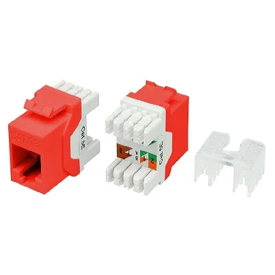 KJ8-8P8C-C5e-180-RD